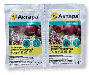 Інсектицид Актара 25 WG в.г. 1.4г Syngenta від колорадського жука ...