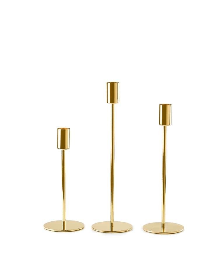 Підсвічники святкові REMY-DEСOR металеві Стокгольм золотого ...