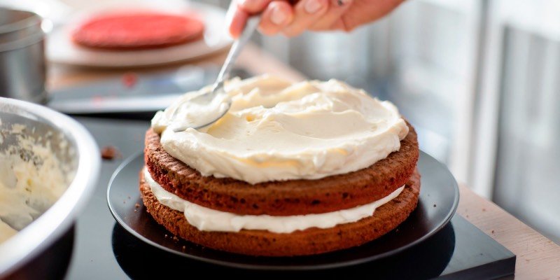 Білково-заварний крем для тортів