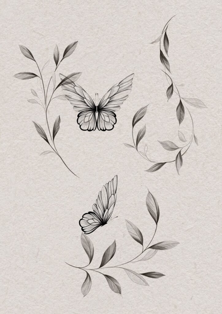 Ескіз метелик 1
