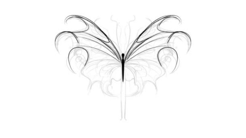 Ескіз метелик 2