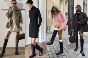 Яка довжина сукні — міні, міді чи максі — краще пасує до ботфортів?