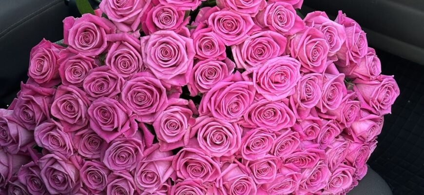 Розкішна ніжність рожевих троянд у букетах від Flowers.ua.