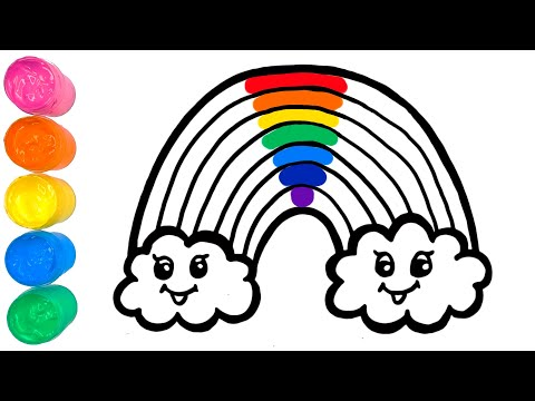 Як намалювати веселку - легка інструкція для дітей