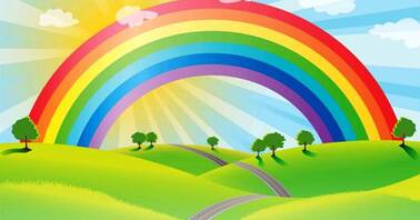 Готовий малюнок веселки