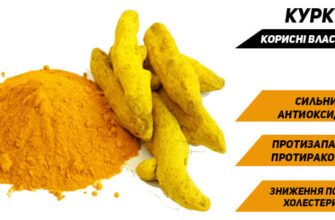 Куркума: лікувальні властивості та користь для здоров’я організму