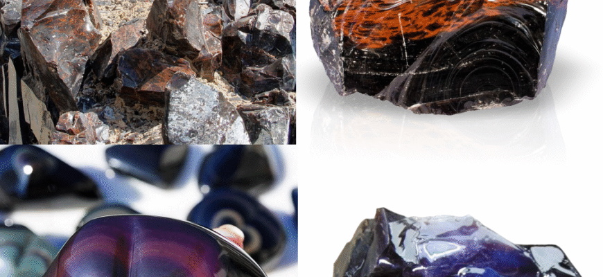 Обсидіан: Дослідження магічних властивостей та застосування каменю