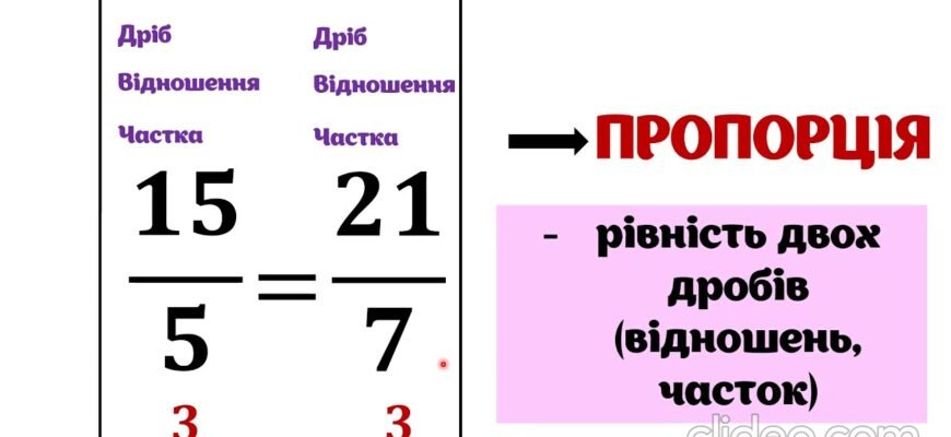Основна властивість пропорцій: розуміння та застосування в математиці
