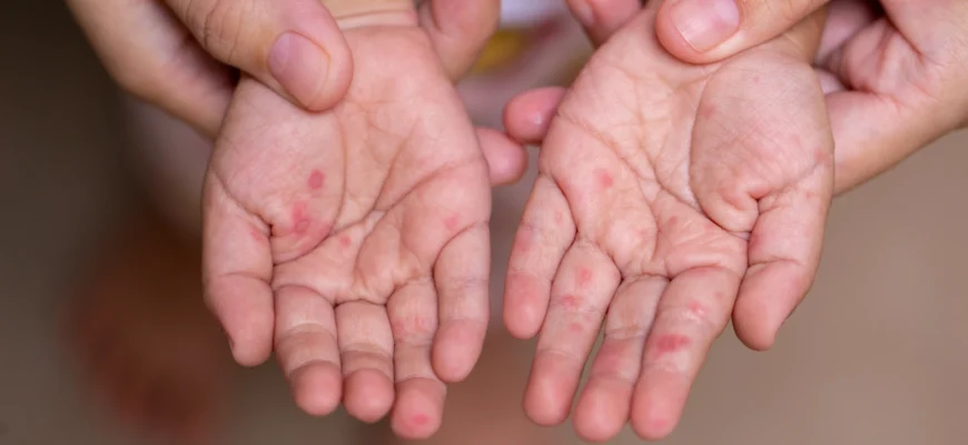 Причини та лікування висипу на руках, спричиненого нервами