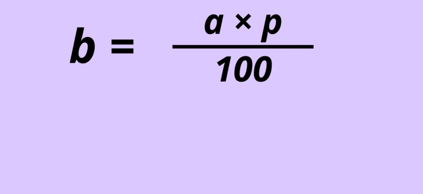 “Як легко і швидко обчислити відсоток від числа: покрокова інструкція”