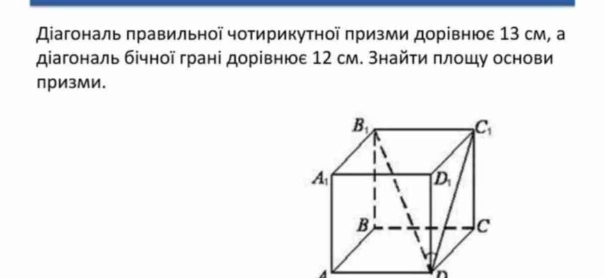 Як знайти висоту призми: покрокова інструкція та приклади розрахунків