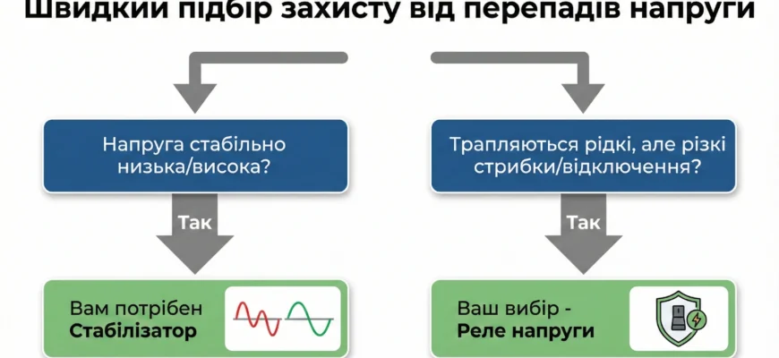 Захист від перепадів напруги: ефективні рішення для вашої оселі